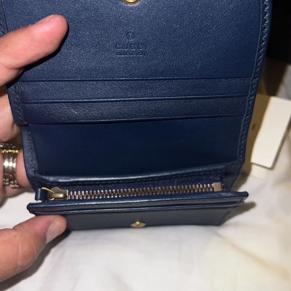 Gucci GG Trapuntata Zumi Floral Wallet - Picture 3 of 16